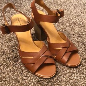 Melrose and Market strappy leather heels